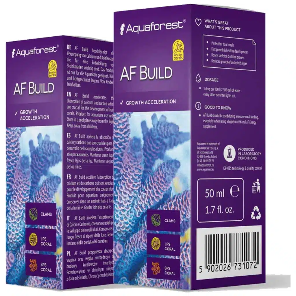 Aquaforest build preparat za rast skeleta korala u morskom akvarijumu
