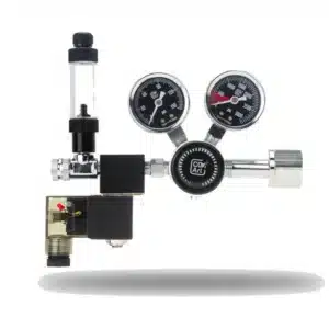 CO2Art Pro SE dual stage CO2 regulator sa solenoidnim ventilom i dva manometra