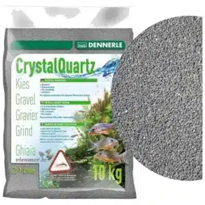 Dennerle Crystal Quartz Slate Grey kvarcni šljunak za akvarijum