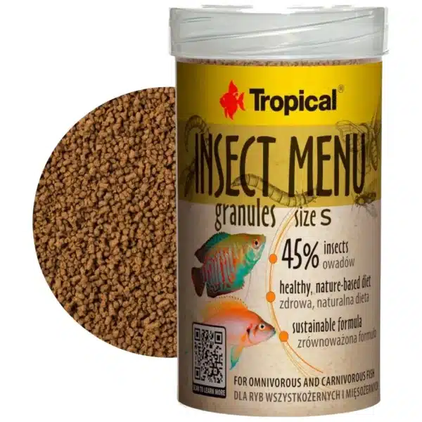 Insect menu granules S - granule za ribice na bazi insekata