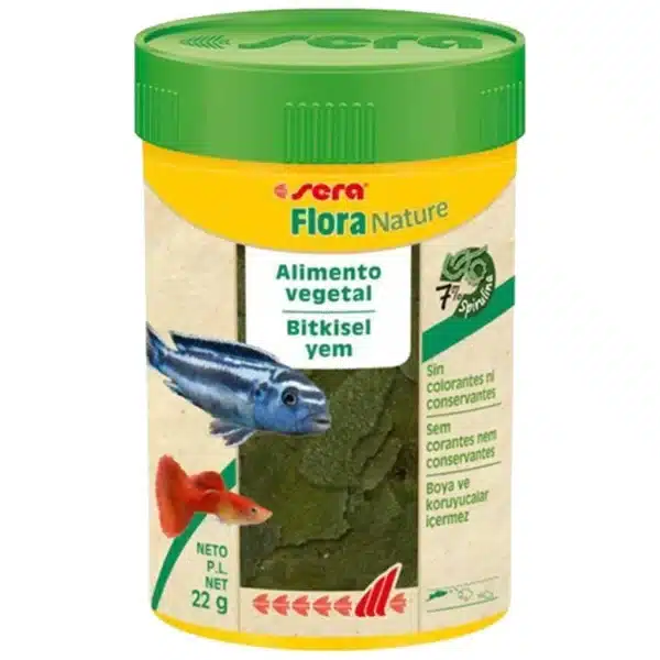 Sera Flora Nature 100 ml biljna hrana za ribice u listićima