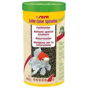 Sera Goldy Color Spirulina hrana za zlatne ribice u pakovanju od 100 ml