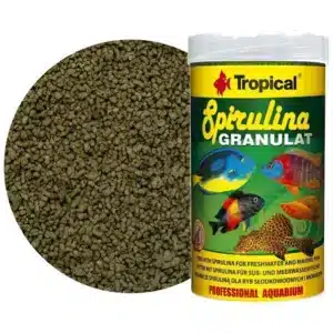 Tropical spirulina granulat - biljna hrana sa spirulinom u granulama za akvarijumske ribice